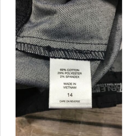 7th Avenue NY & Co Womens Snap Up Denim Skirt M12 - Picture 8 of 8